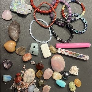 Crystal and gem collection